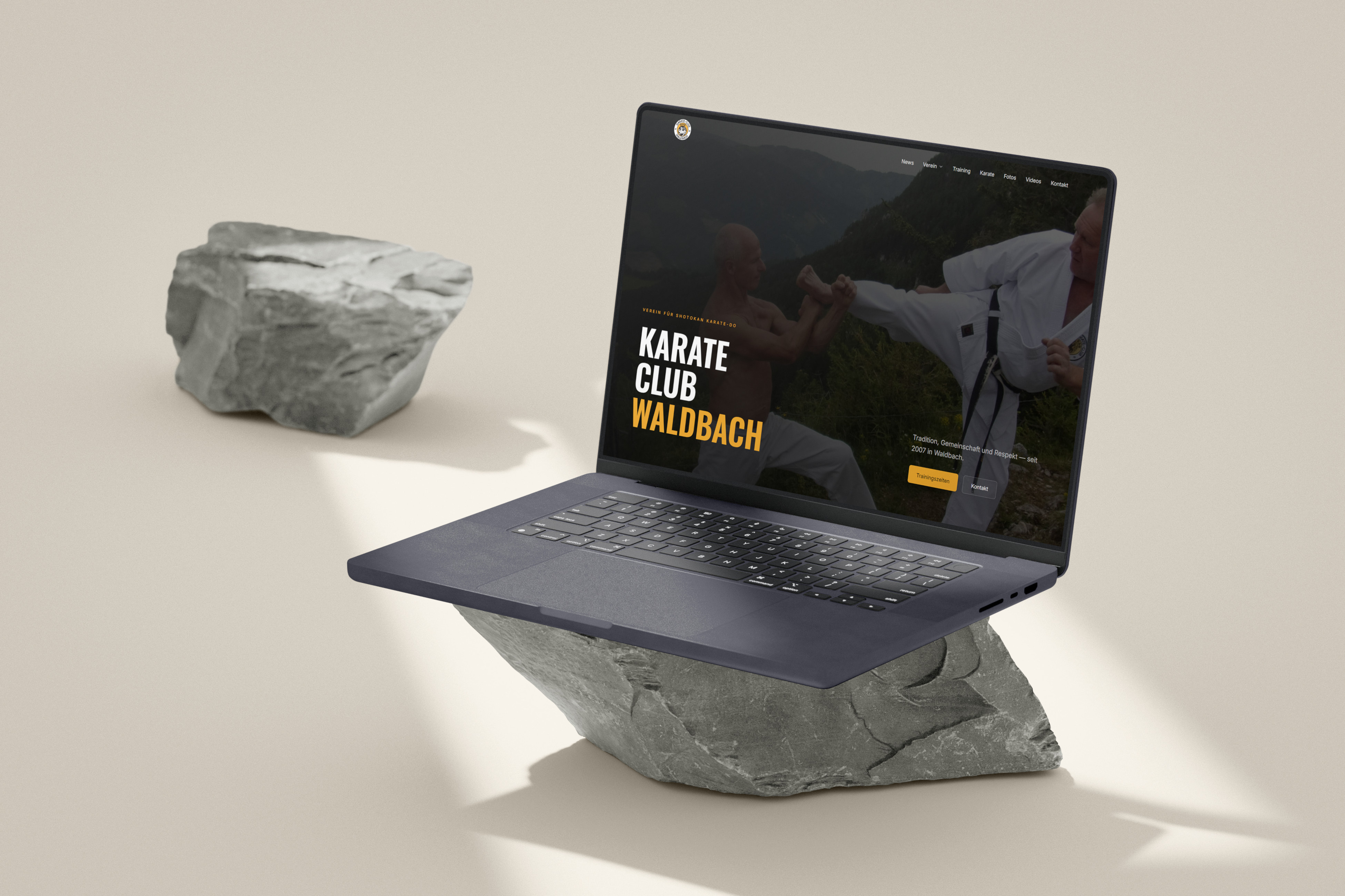 Karate Club Waldbach branding design ui ux webdesign