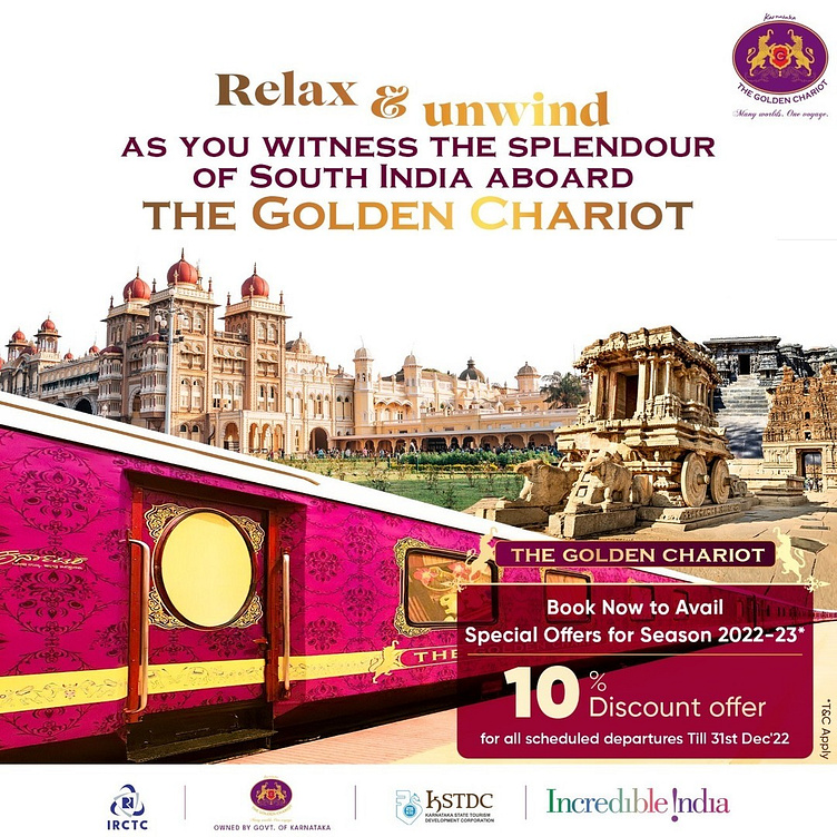 Luxury Train Tour Packages for a Memorable All India Trip by Golden