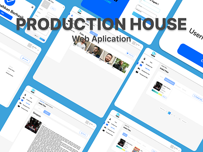 Production House Aplication aplikasi branding captain america design figma graphic design illustration laptop login logo motion graphics navbar ph production house signout typography ui uiuxdesigner ux vector