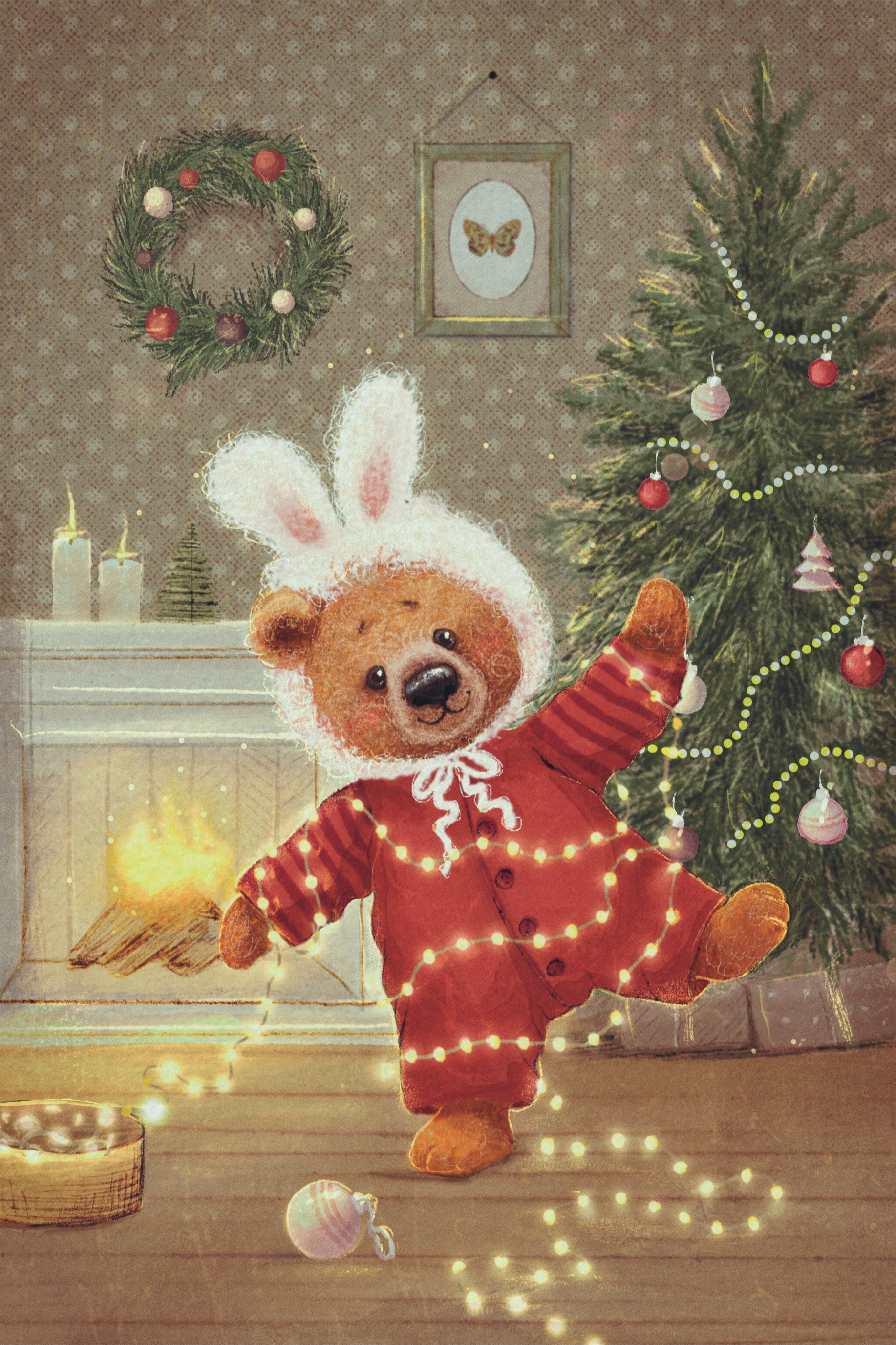Cute Teddy Bear bear book illustration character design children illustration childrens character design christmas ill illustration teddy