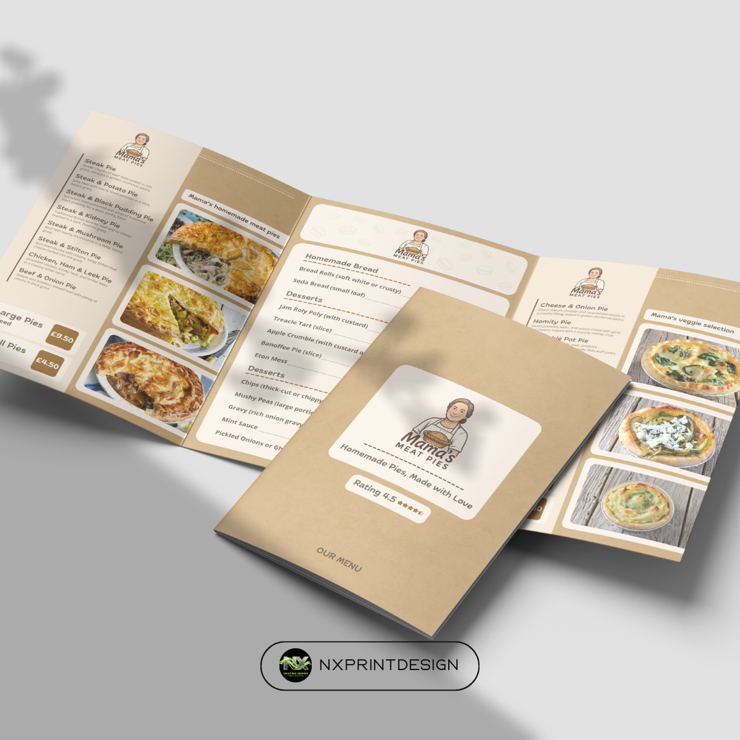 Example of Print Ready Trifold Brochure Design