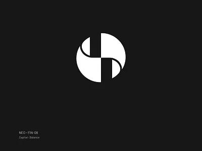 NEO • FIN-06 Structured Logo System brand identity curated logo systems emerging industries fintech logo mark neonow sign structured logo system symbol