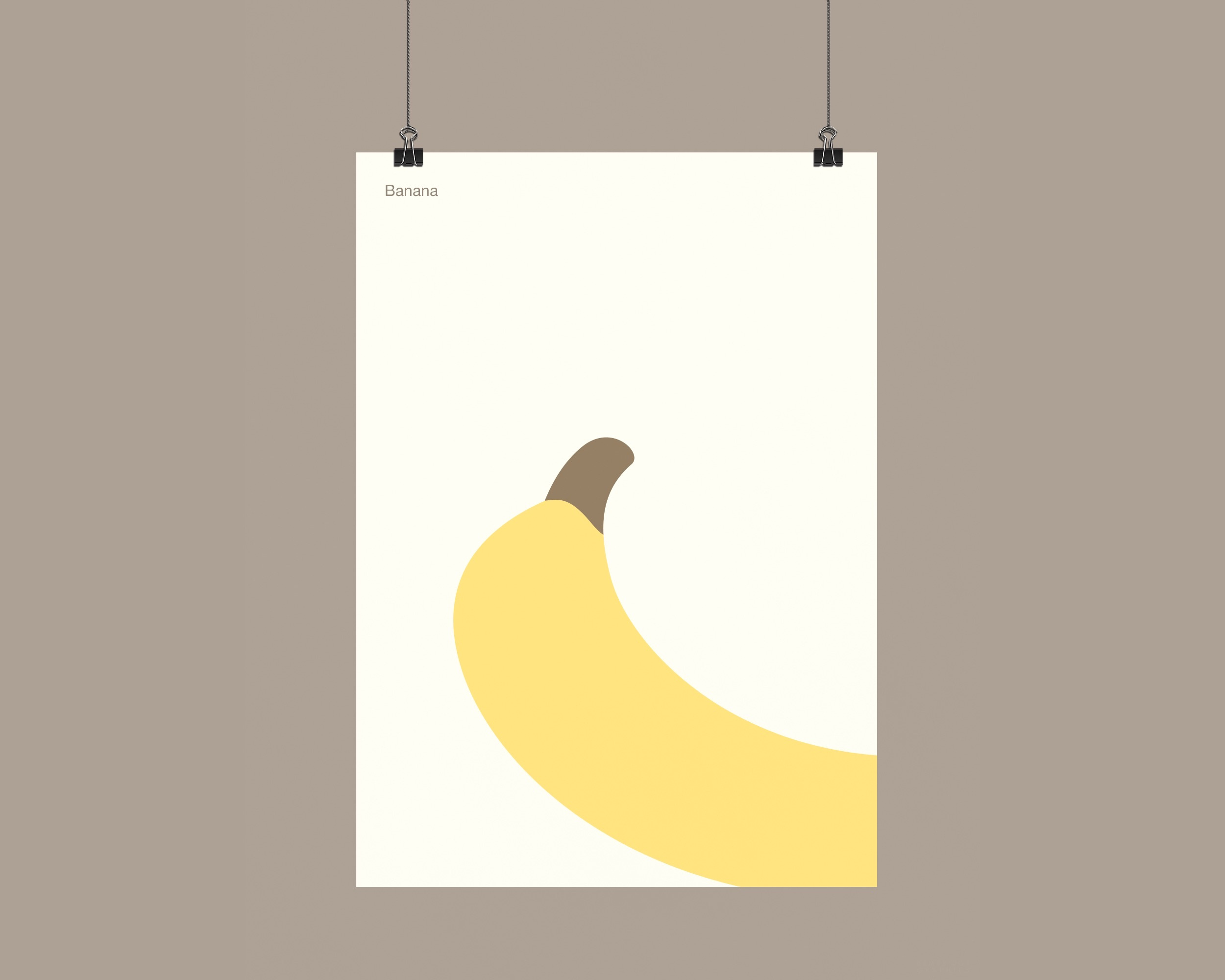 Banana | Illustration Poster by Karl Bembridge on Dribbble