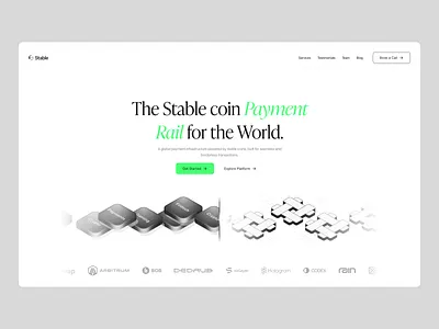 Landing page design for Finance banking bitcoin blockchain coin crypto exchange finance financial fintech invest investment landing page landingpage payment trading web design