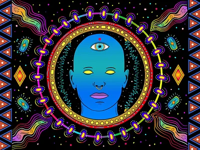 Terms & Conditions - Looped Music Visualizers animation edm electronic music galaxy illustration kaleidoscope loop motion graphics scifi space trippy visualized
