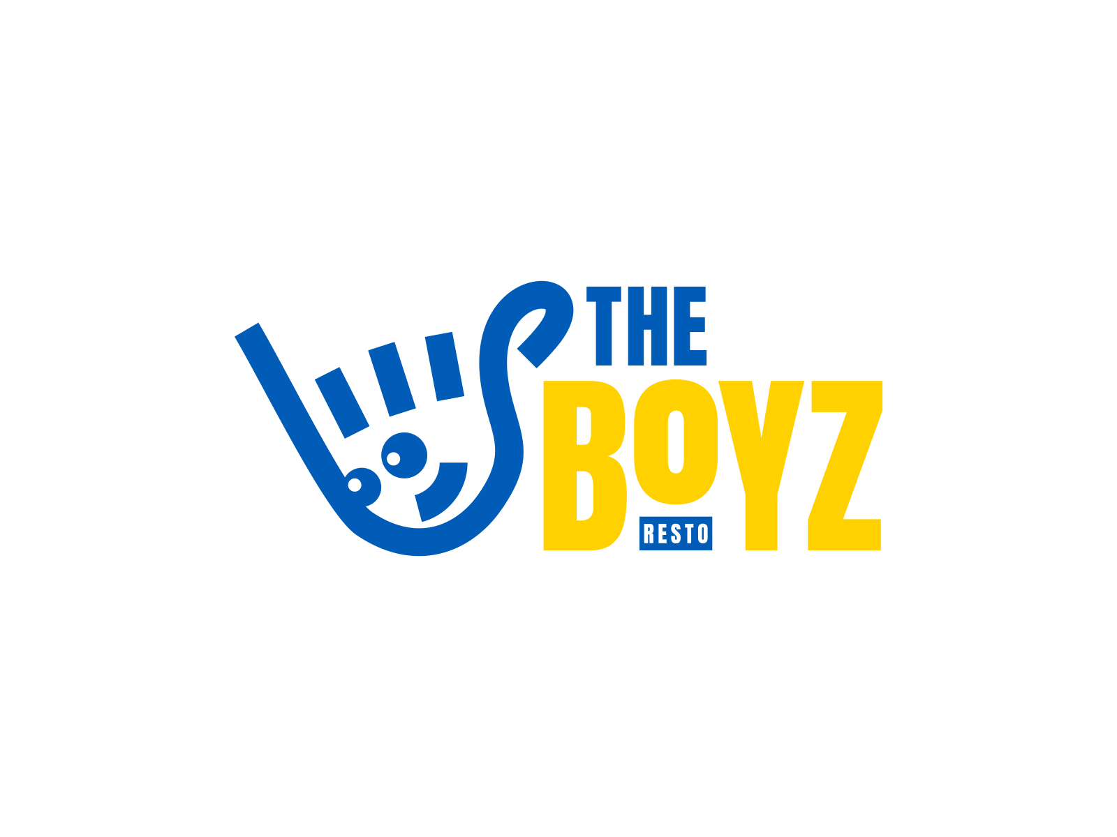 The Boyz Logo and Visual Design boy brand branding call design graphic design hand inspiration logo modern restaurant trend vector