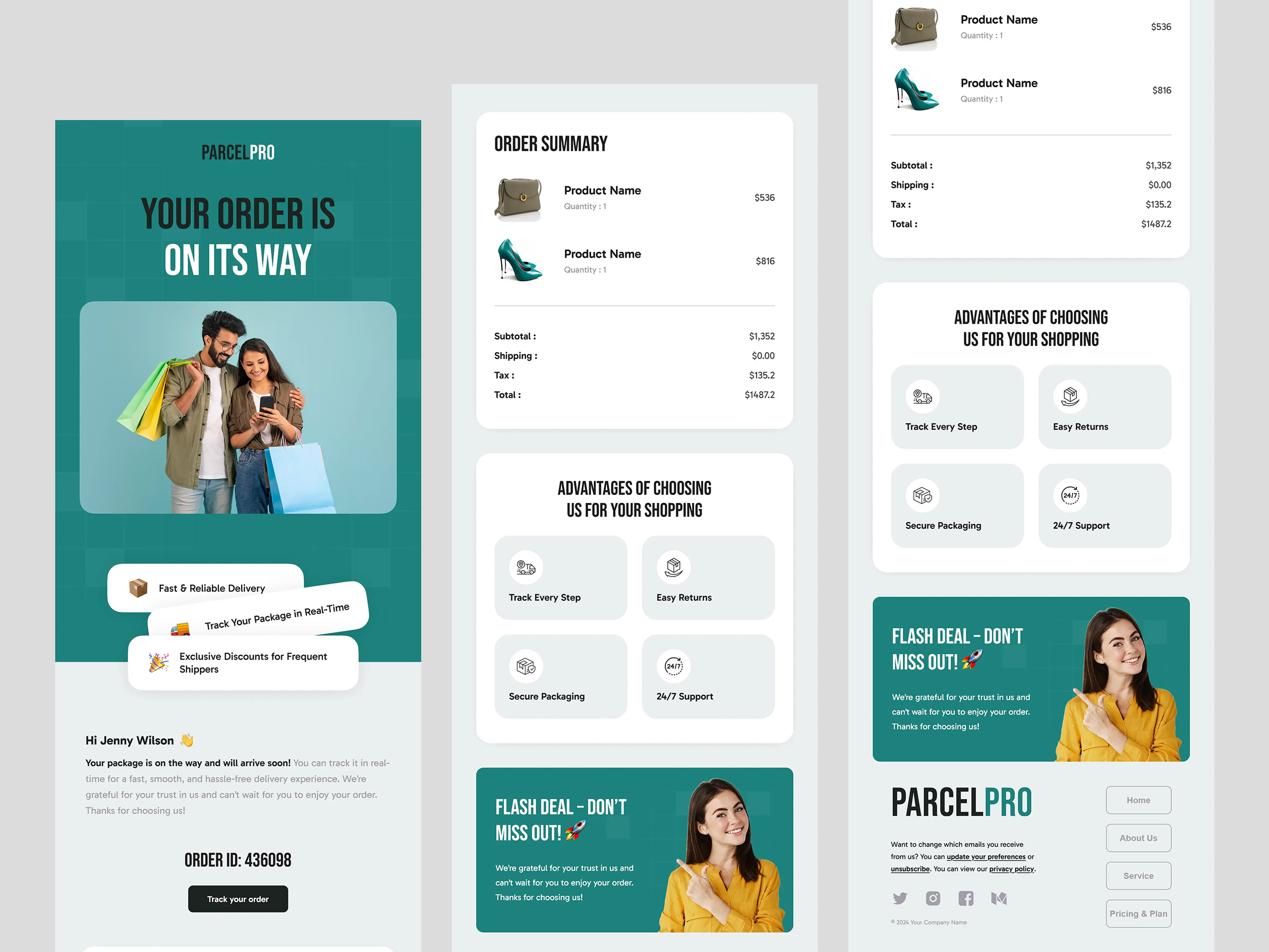 Example of Email Template Design And Code (Html)