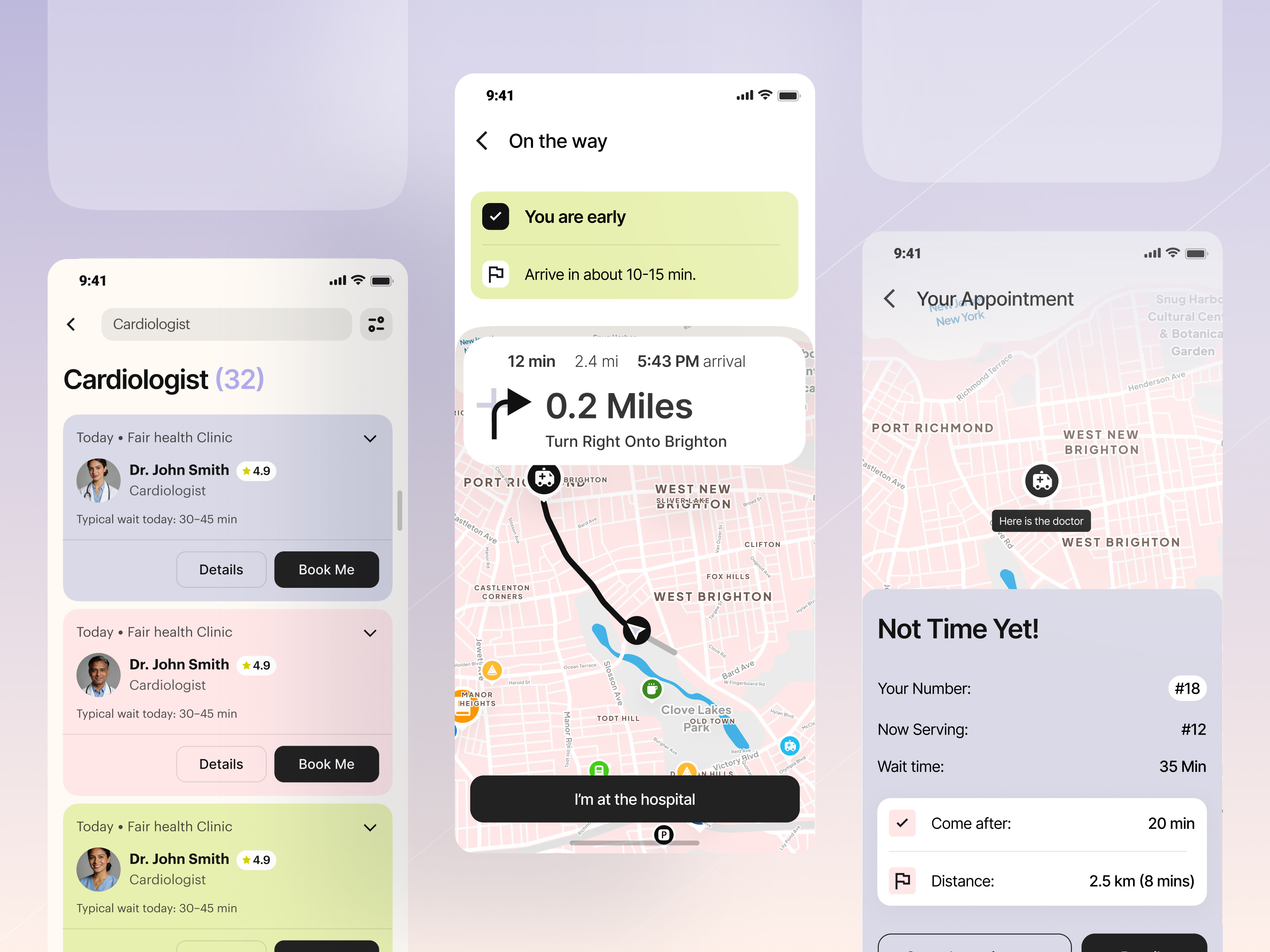 Smart Appointment Journey (v2) appointment booking health app healthcare interaction design mobile app navigation product design telemedicine ui design ux design