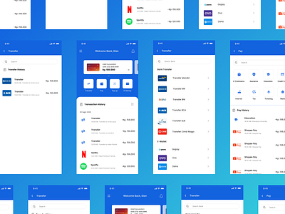 E-Transfer Design Mobile Apps app app design design e transfer app design exploration design financial app design mockup ui design