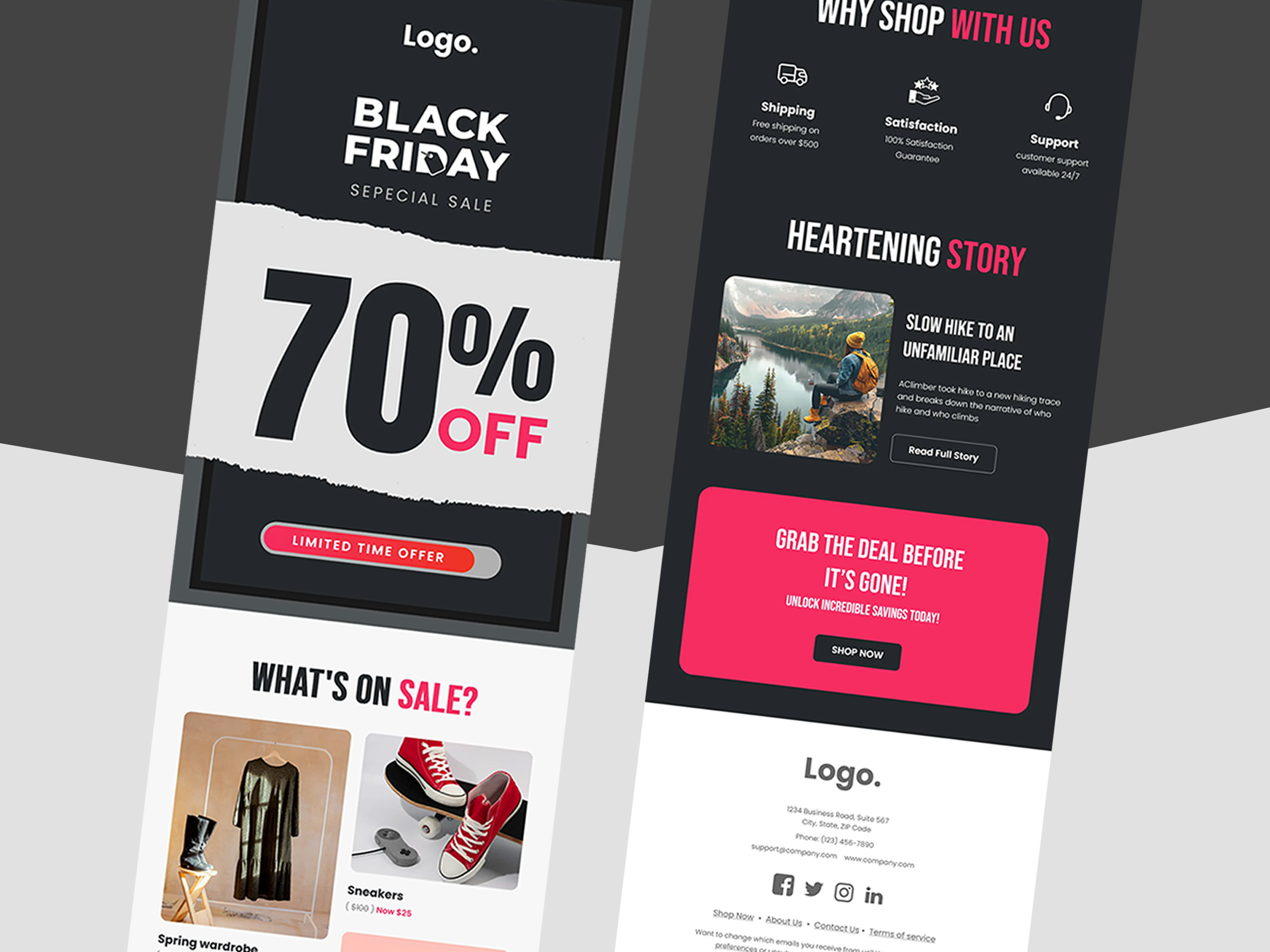 Example of Email Template Design And Code (Html)