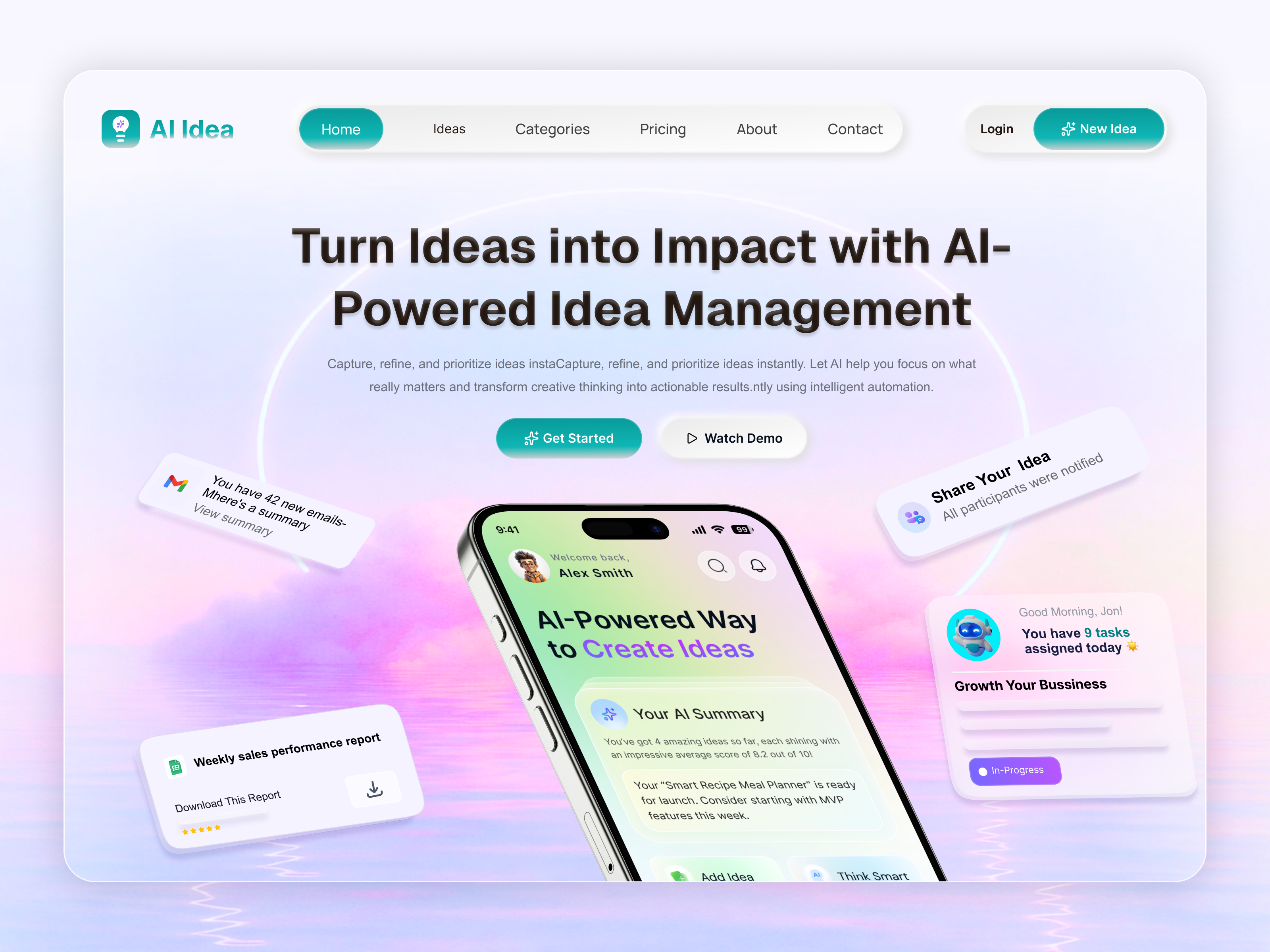 Example of Website & Landing Page UI/UX  Design