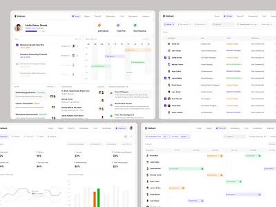 People & Culture Management Dashboard analytics clean dashboard design hr hrm minimal onboarding people management saas ui web web design webdesign website workforce