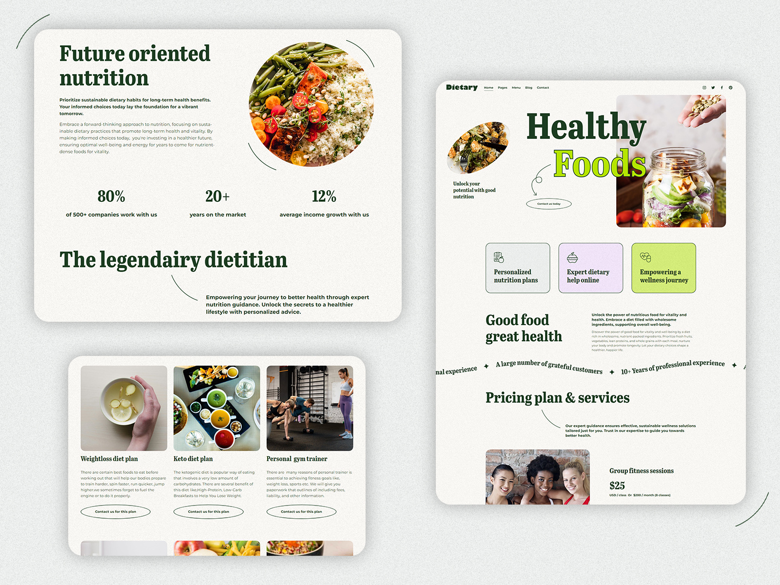 Example of Square Space Website Design & Development