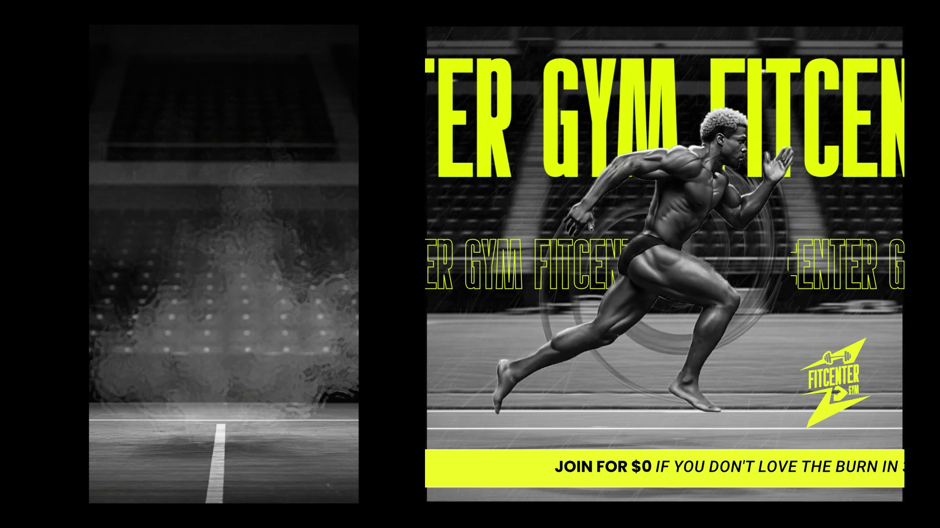 Elevating Fitness: Animated Motion Flyer Series