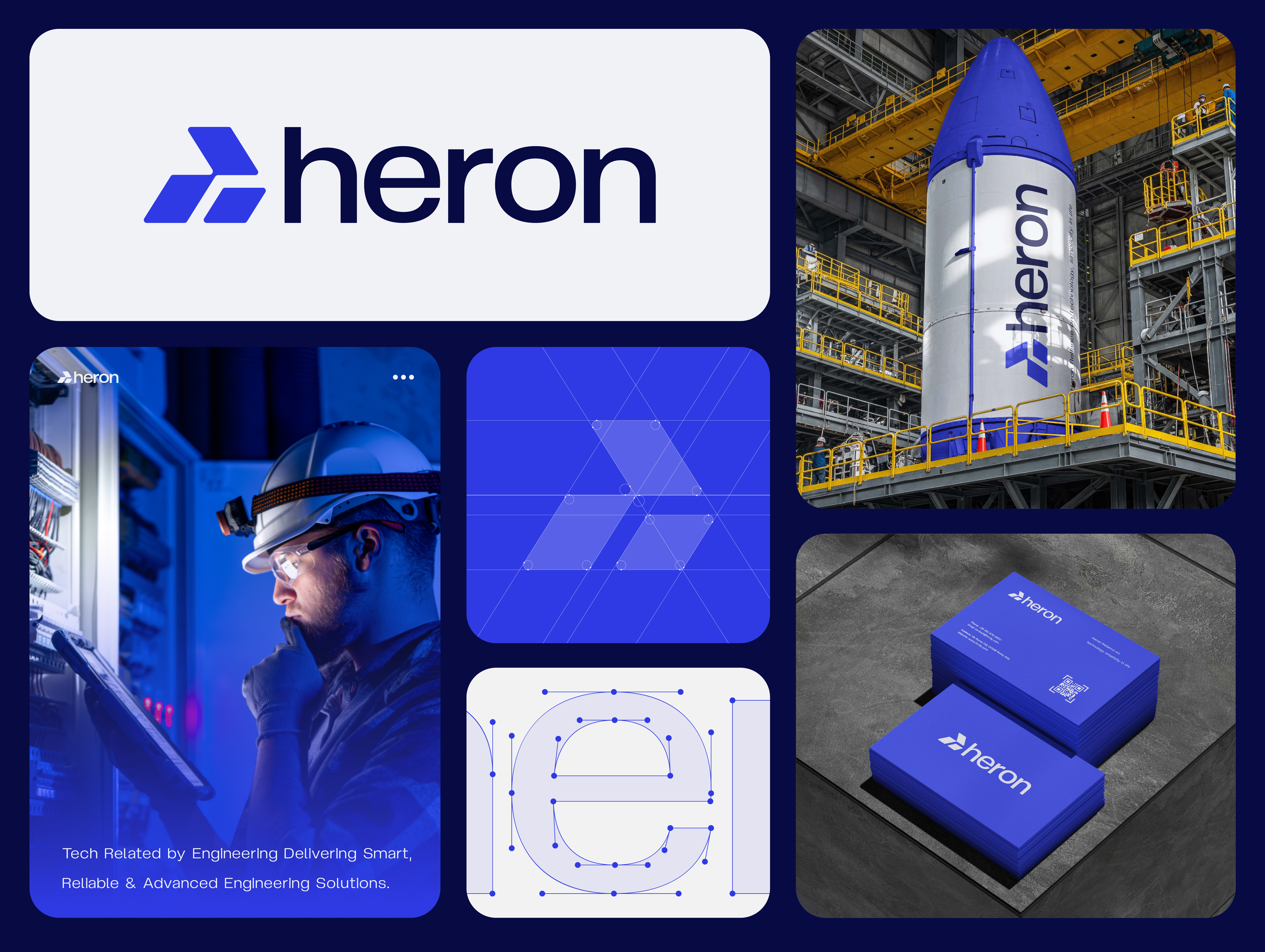 Heron Brand Identity | Precision Meets Innovation brand identity branding digital logo futuristic logo h letter h logo logo logo design minimal logo modern logo saas startup branding tech logo technology brand timeless logo visual identity