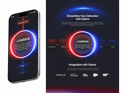 An all-in-one platform for route optimization b2b web design branding delivery design graphic design integration logo software ui ux