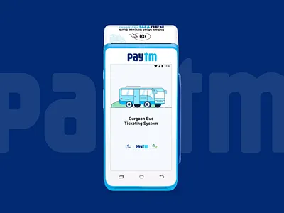 Bus ticket system edc fintech govtech hardware ux interaction design payments paytm product design public transport ticketing ux design