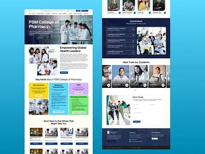 College website design design graphic design typography ui ux