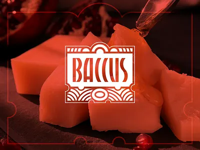 Baccus - cheese & wine company logo branding cheese food logo lettering logo logo design logotype typography wine wordmark