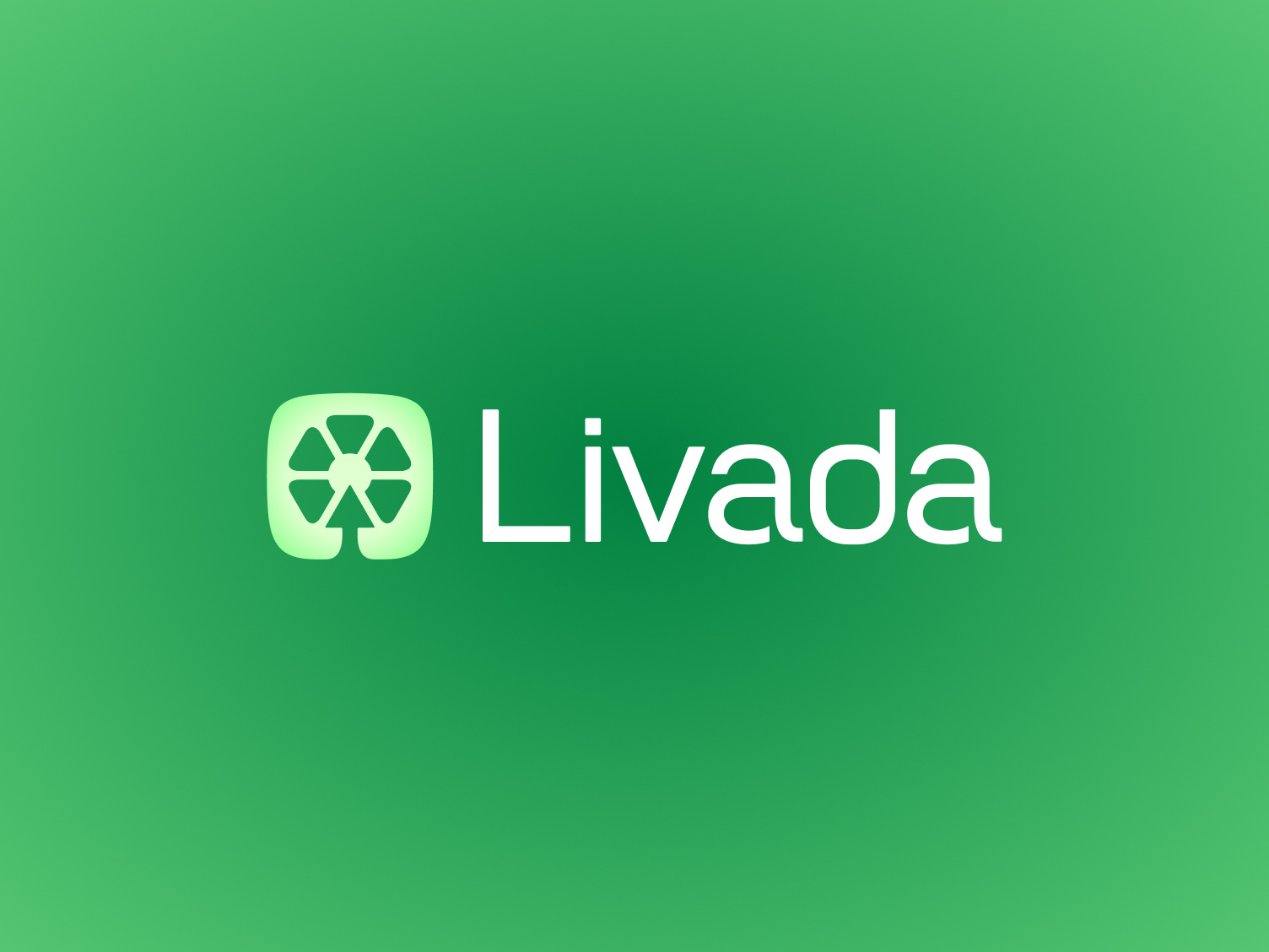 Livada – AI & SaaS Logo Concept ai click cursor design emblem flower gradient green health illustration interaction logo logomark nature organic saas tech tree web3