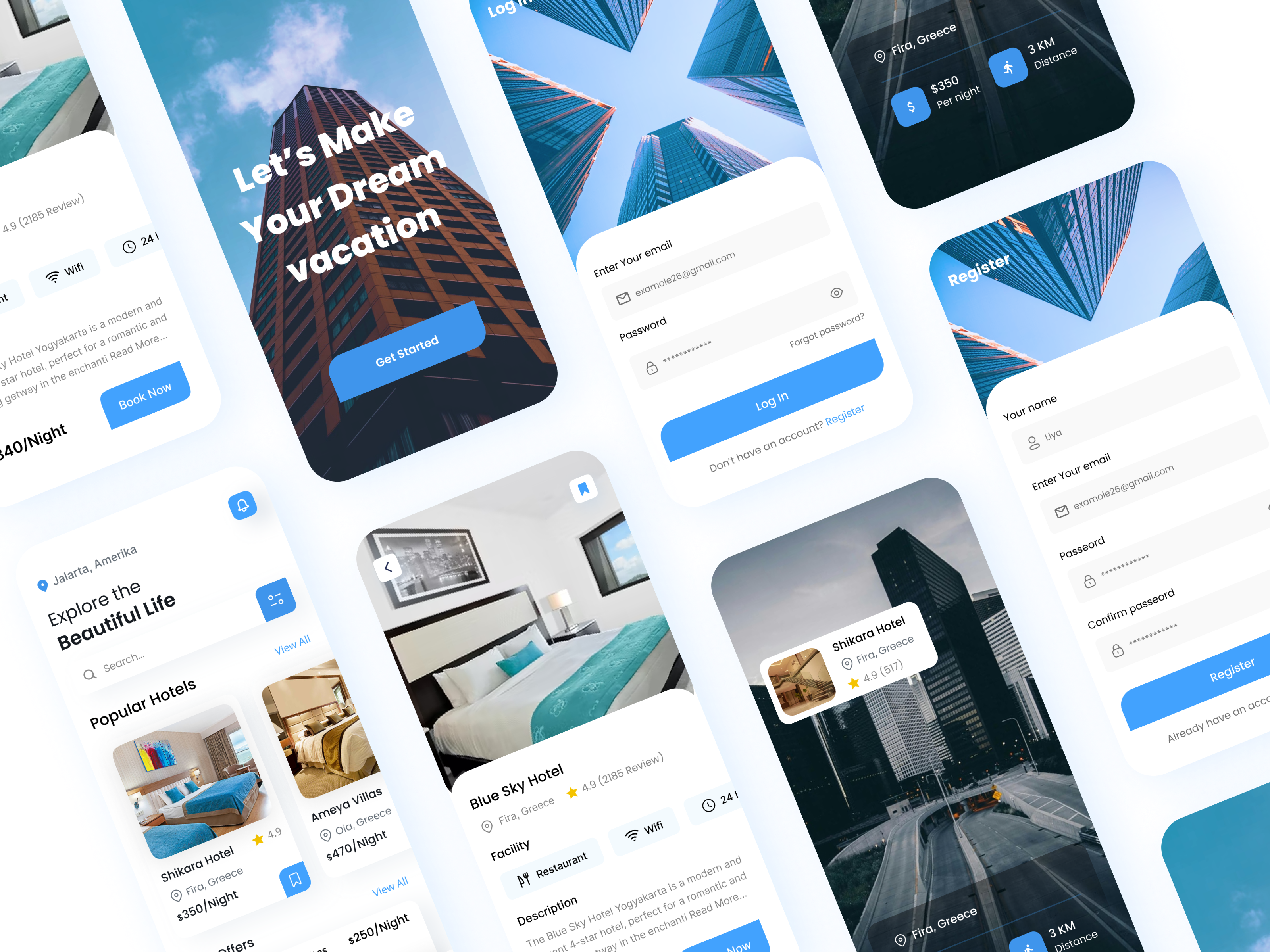 Example of Hotel Booking Mobile app