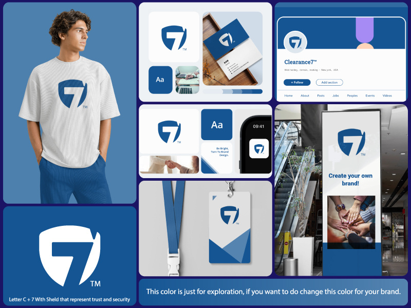 A Strategic Fusion of C,7 With Shield Logo Concept assurance firm logo brand designer brand identity design combination mark logo creative logo design creative nadim cyber security logo fintech logo global defense logo letter c7 logo lettermark logo design logo design idea logo design inspire logo designer logo filio minimal logo design security agency logo shield logo unique logo design visual identity design