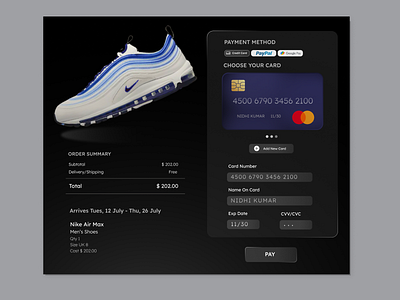 Credit Card Checkout Page | Daily Ui day- 002 100daysui checkout ui creditcardcheckoutui daily ui dailyui dailyui002 day002 ui