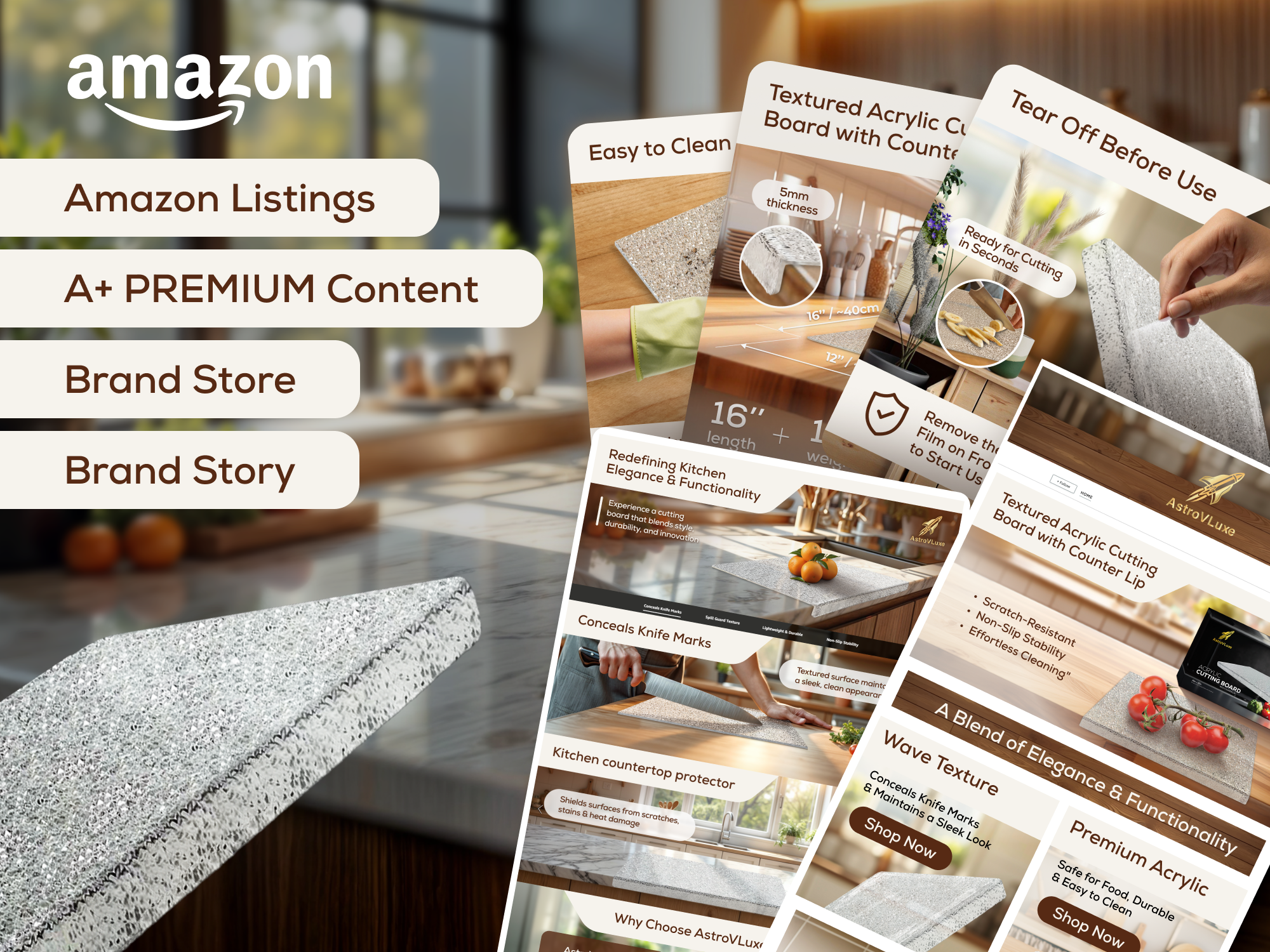 Amazon Design For Premium Kitchenware Brand a content amazon a content design amazon branding amazon listing design amazon product content amazon product images amazon product page design amazon product pages amazon storefront design brand identity for amazon brand store design brand story brand storytelling design creative amazon banners digital store design ecommerce branding ecommerce design ecommerce graphic design product listing optimization product photography for amazon