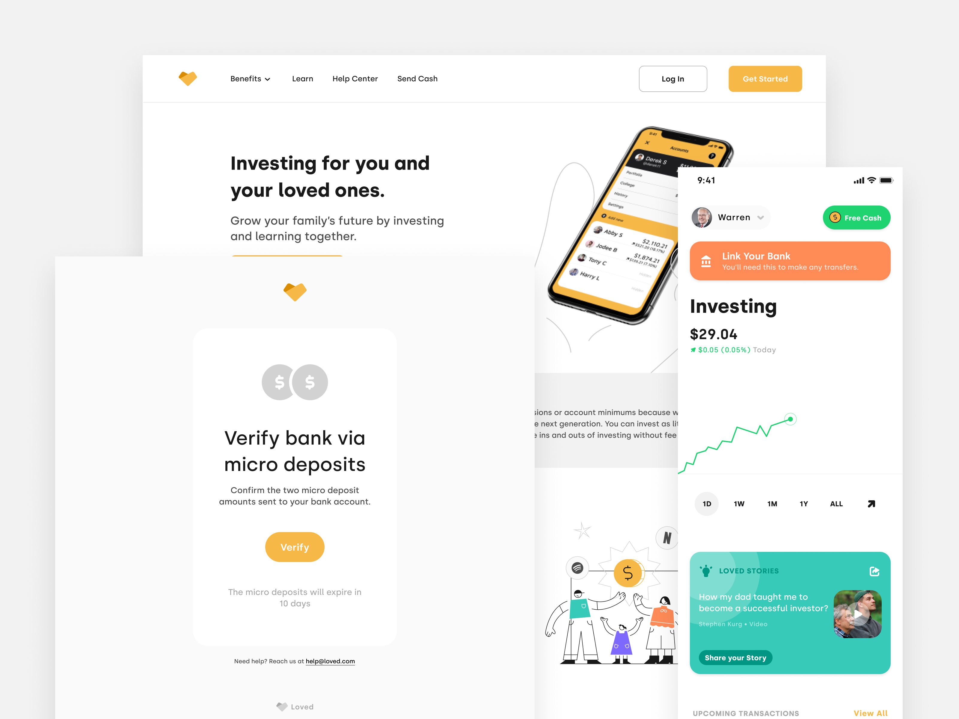 Example of Investment app for kids future