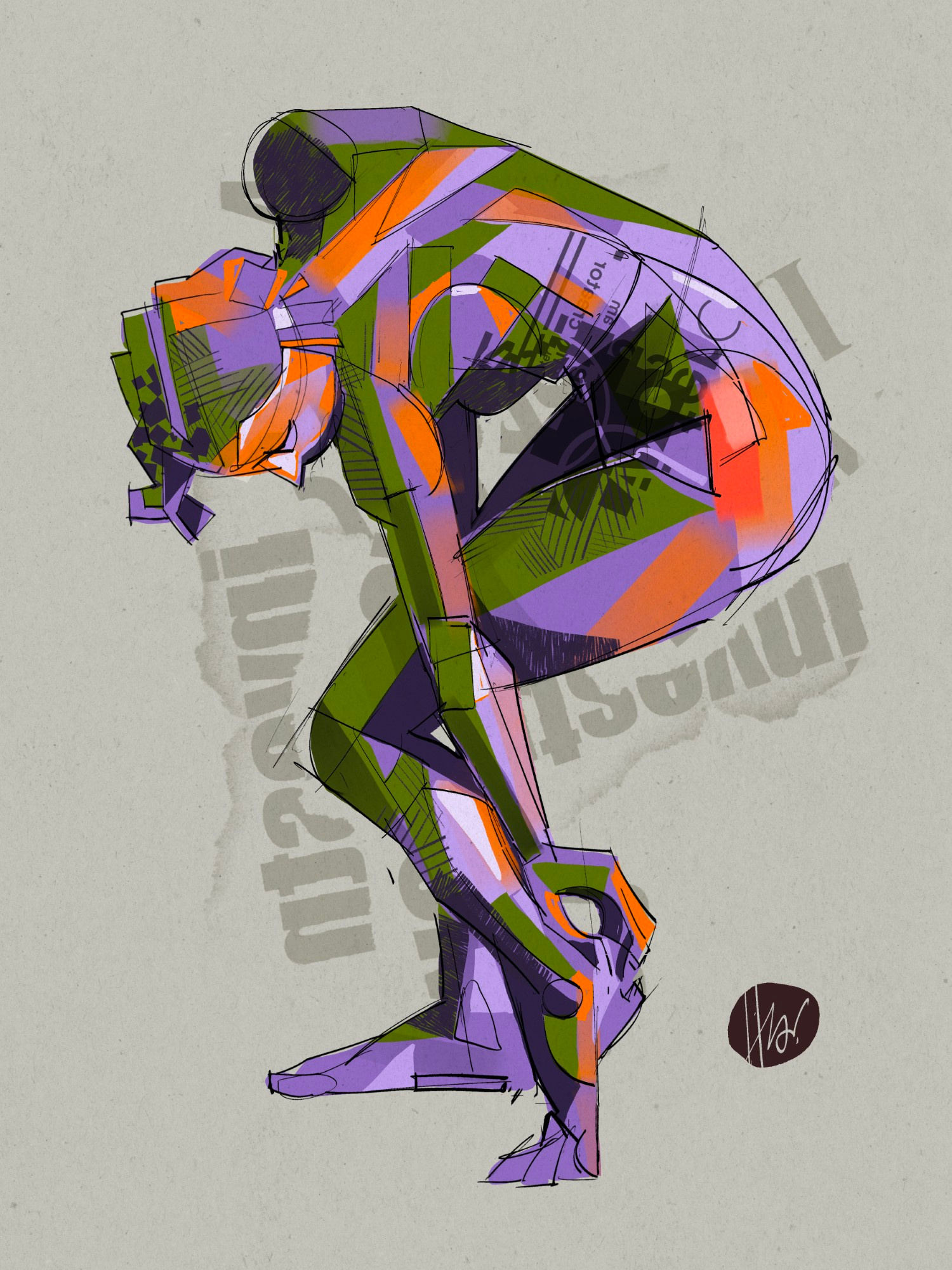 Thorn🌵 abstract art experiment illustration sculpture woman anatomy