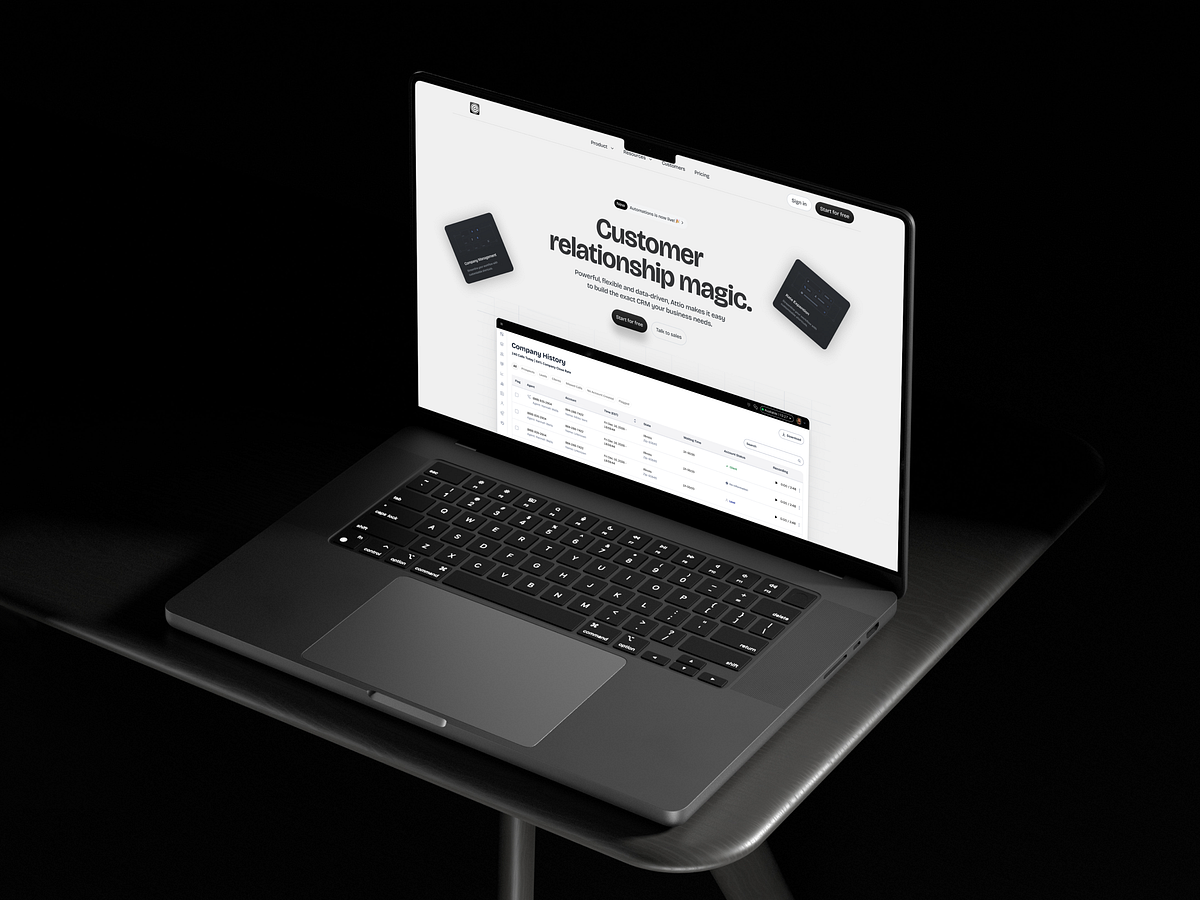 CRM Dashboard - SaaS Product Design