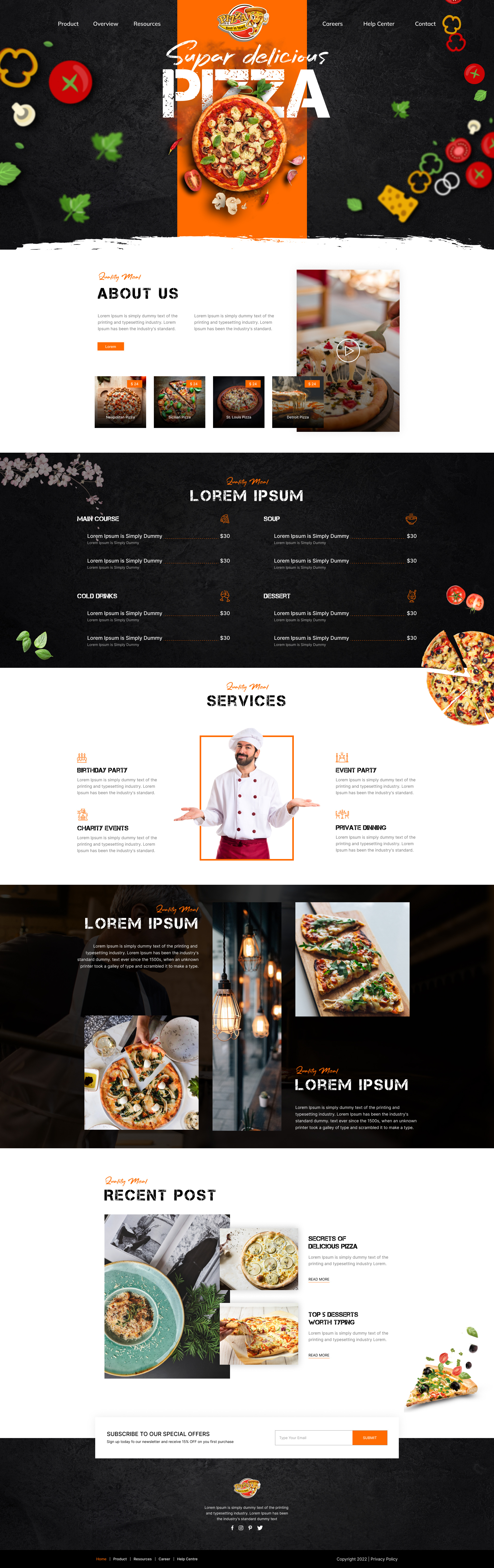 Example of Figma Website UI/UX Landing Page Design