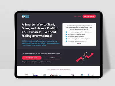 Click Through Landing Page click through click through landing page design dribbble shot landing page design landingpage lead generation ui ux