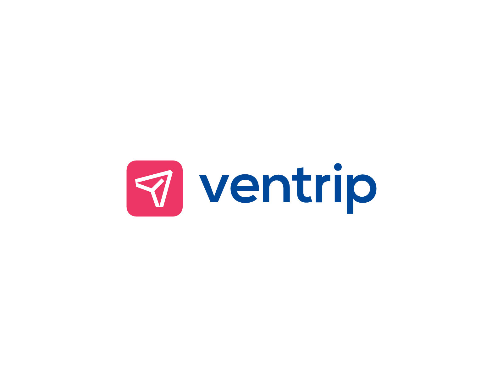 Ventrip Logo best brand designer dribbble best logo designers dribbble best travel logo designer blue red top ten logo designers asia top ten logo designers dribbble tourism logo travel app logo travel logo v logo ventrip vt logo