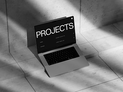 Portfolio 2023 - Projects clean design ui ux web