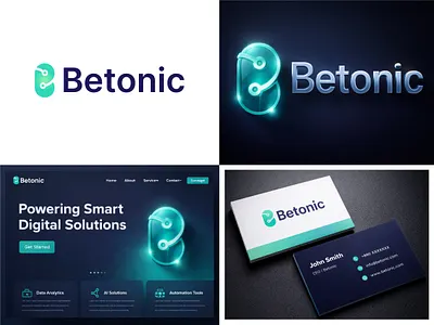 letter b Betonic, Futuristic Tech, Web3 & AI Logo Design ai b technology logo best logo betonic logo brand identity branding digital solution logos futuristic logo logo logo design logo designer logos saas tech web3
