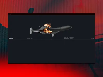 Scroll interaction for military-inspired website - Darknode 3d animation interaction motion graphics scroll ui ux web design
