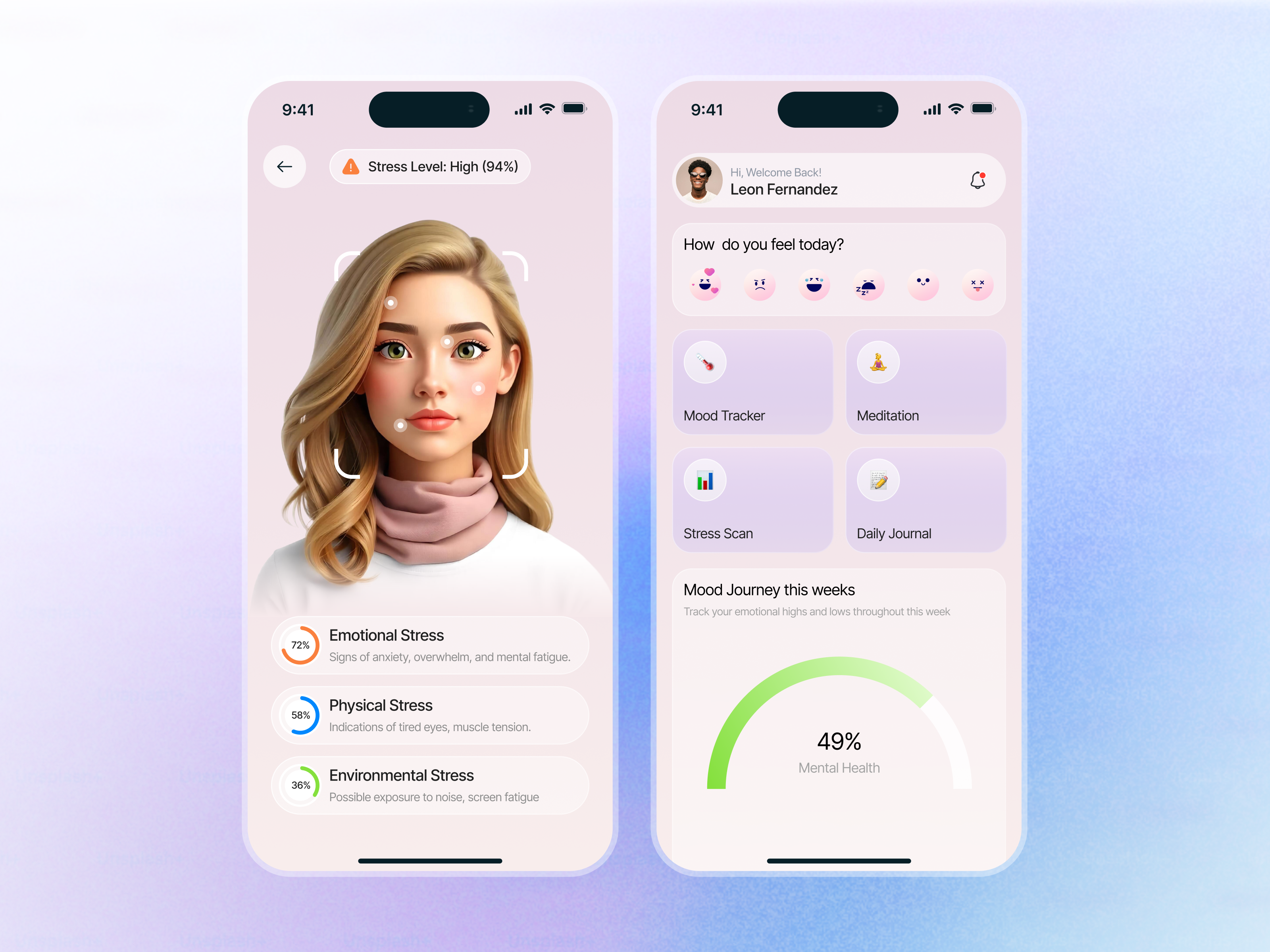 Example of Mobile App UI UX Design (10 Screens)