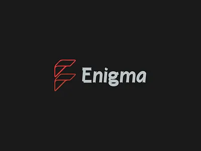 Enigma Logo branding design graphic design illustration logo logo design vector