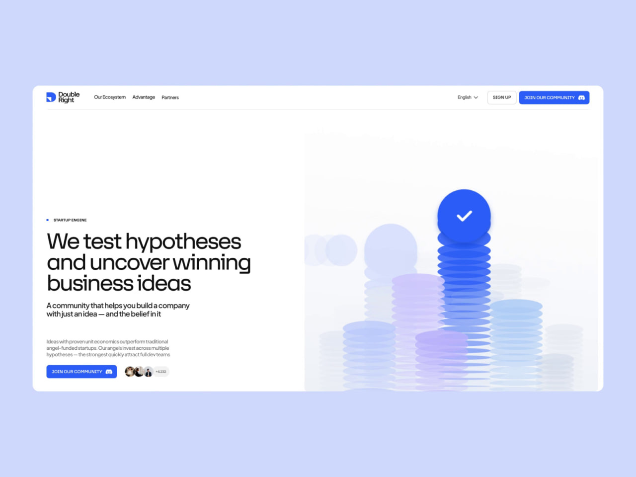 Venture Capital Landing accelerator analytics branding business community corporate ecosystem finance funding illustration interface investing investment landing page mvp platform startup ui design ux venture capital