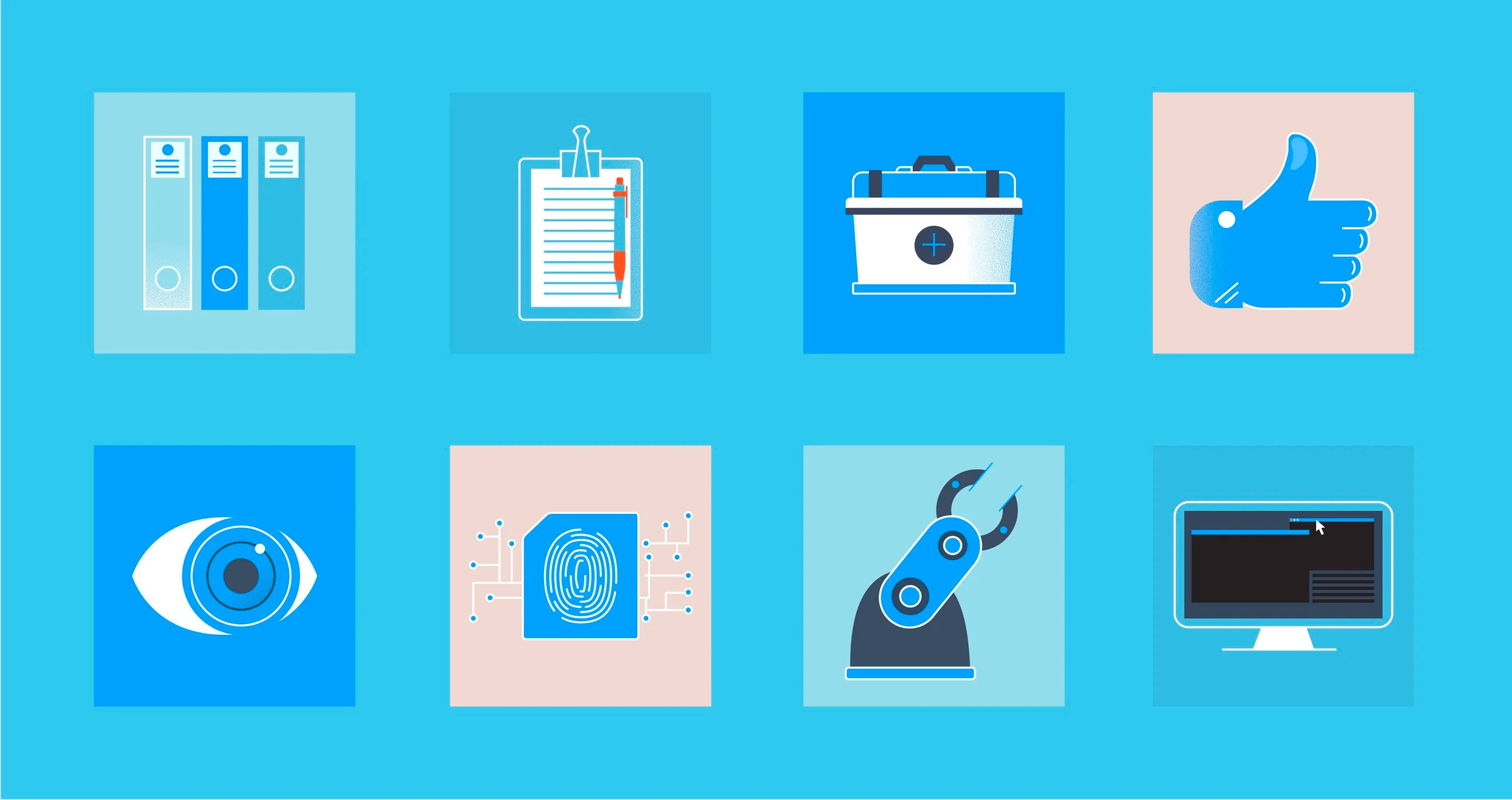 Icons for Medical Company icons illustration