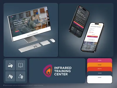 Infrared training center branding design digital age digital agency graphic design logo optimizely ui ux