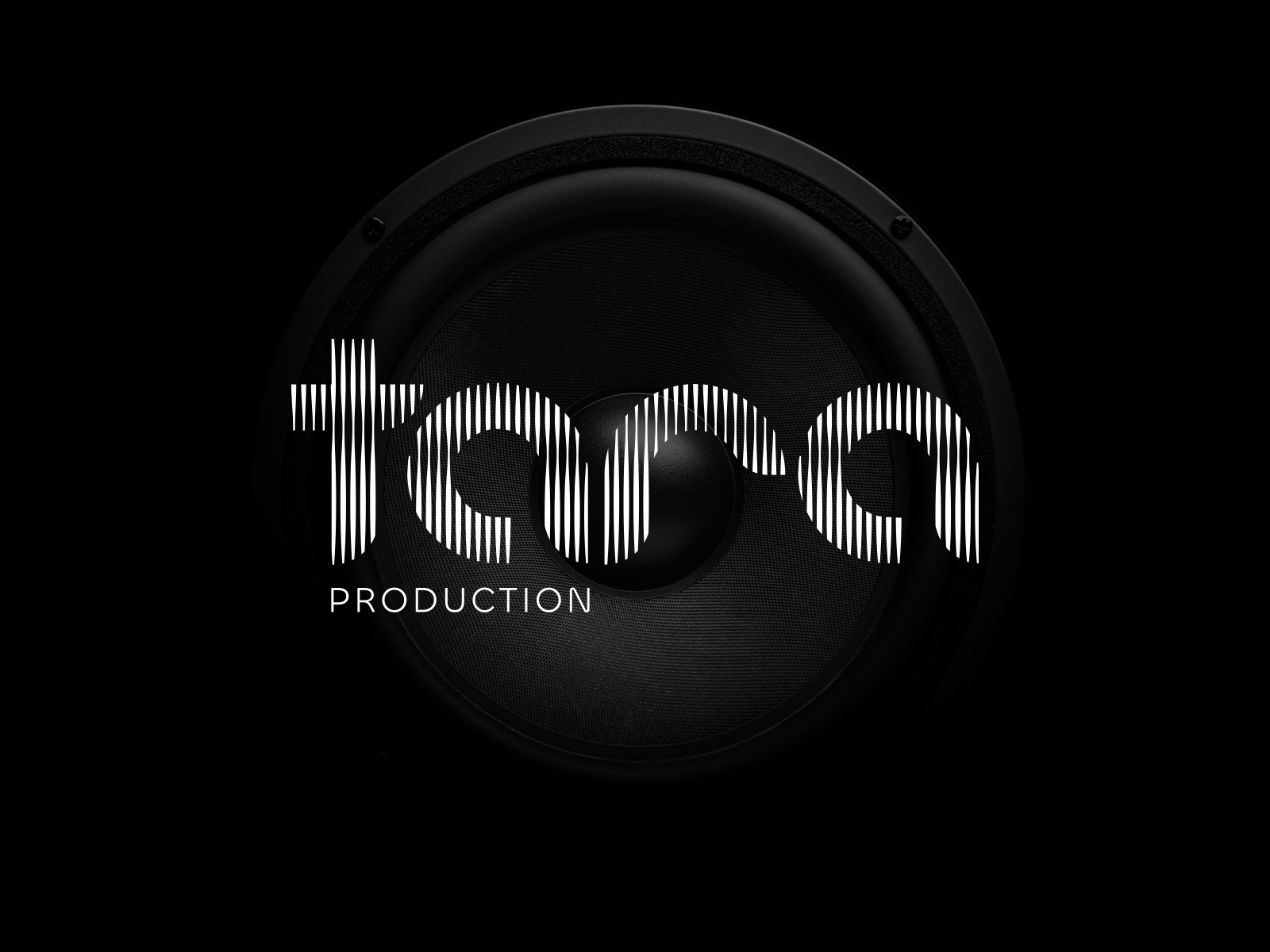 Logo design for Music Production branding clean logo music
