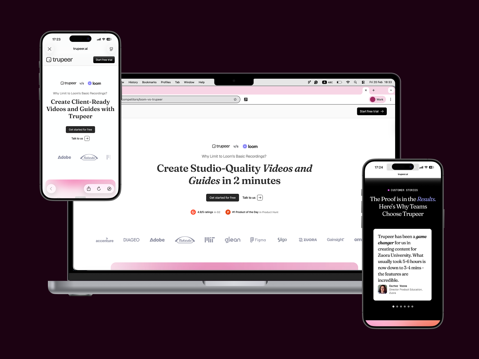 Landing Page | Trupeer cro graphic design landing landingpage ui uiuxdesign ux webdesign website