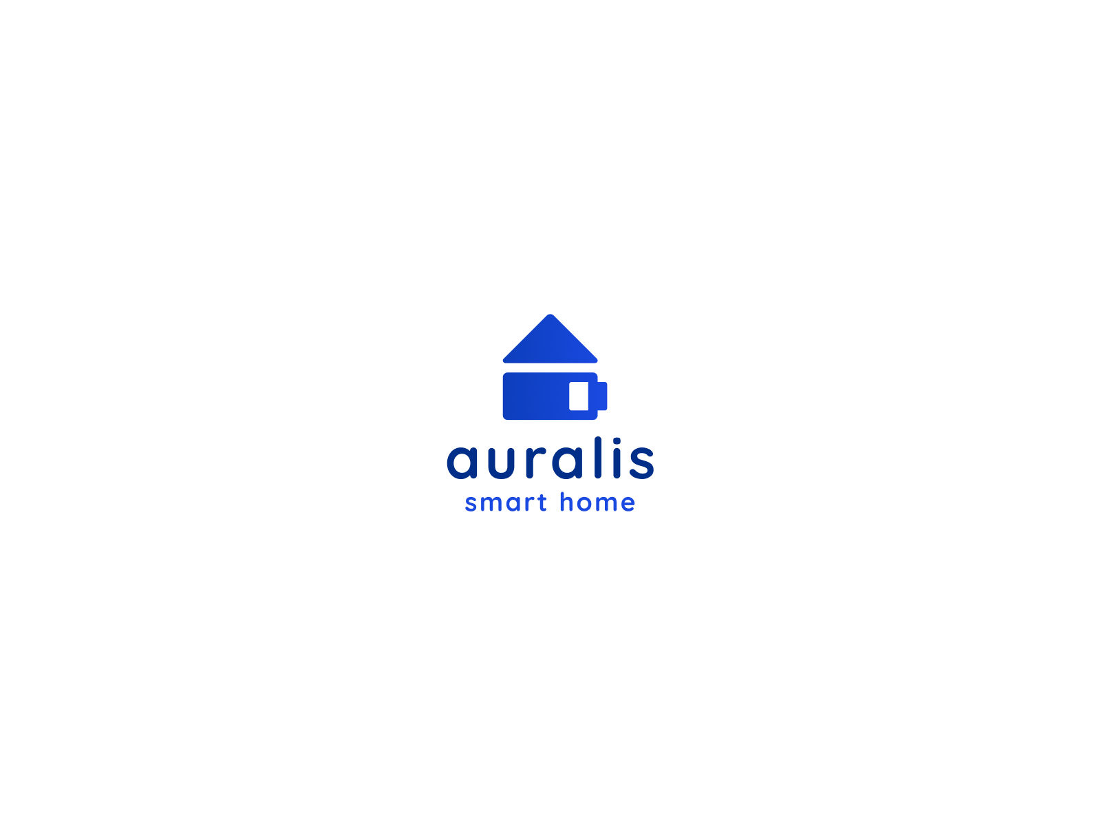 Auralis battery brand branding design graphic design home house logo smart vector