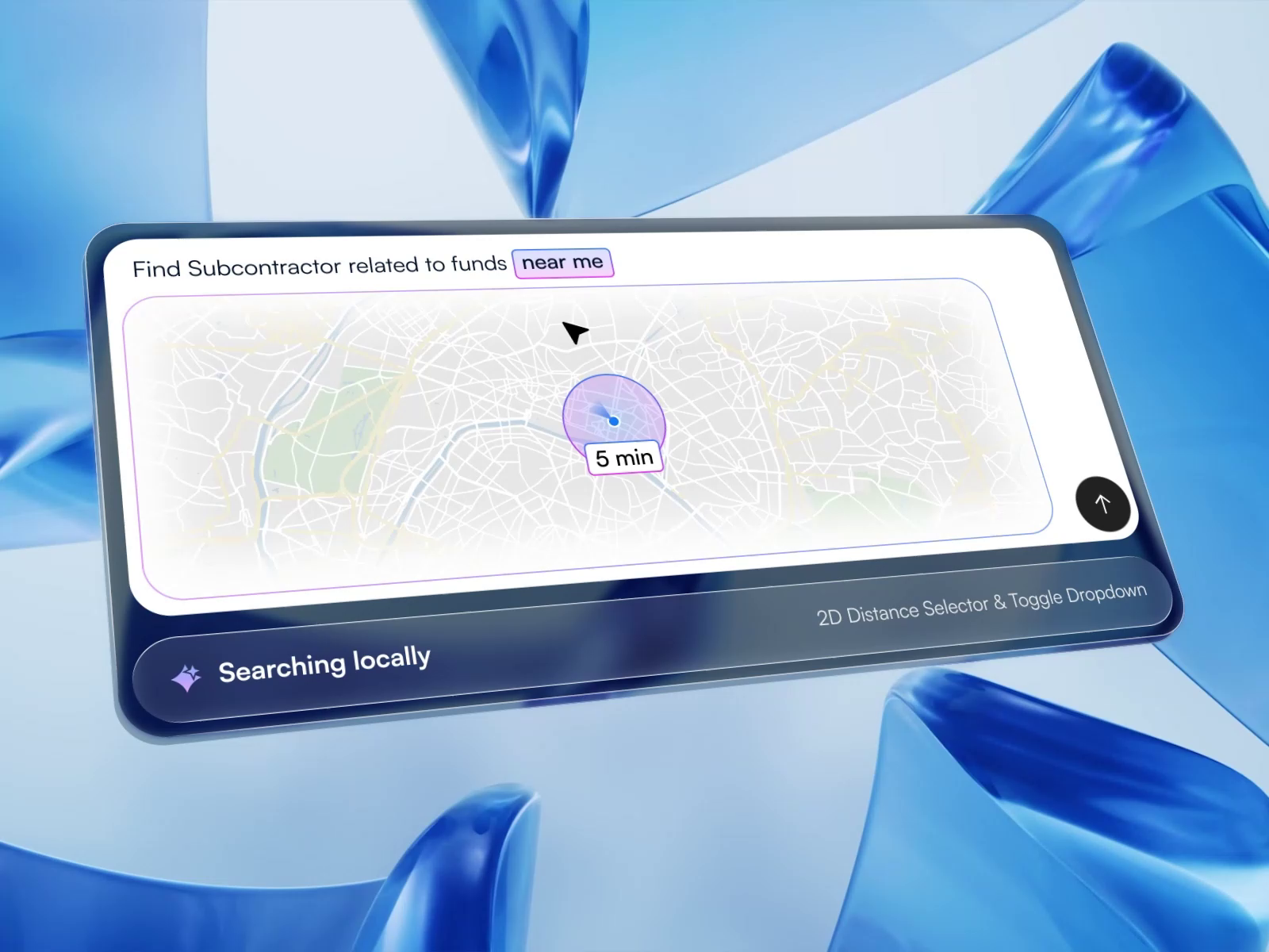 AI-Powered Conversational Dashboard with Motion Design