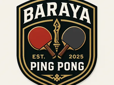 Baraya Ping-Pong Club Logo branding logo sport