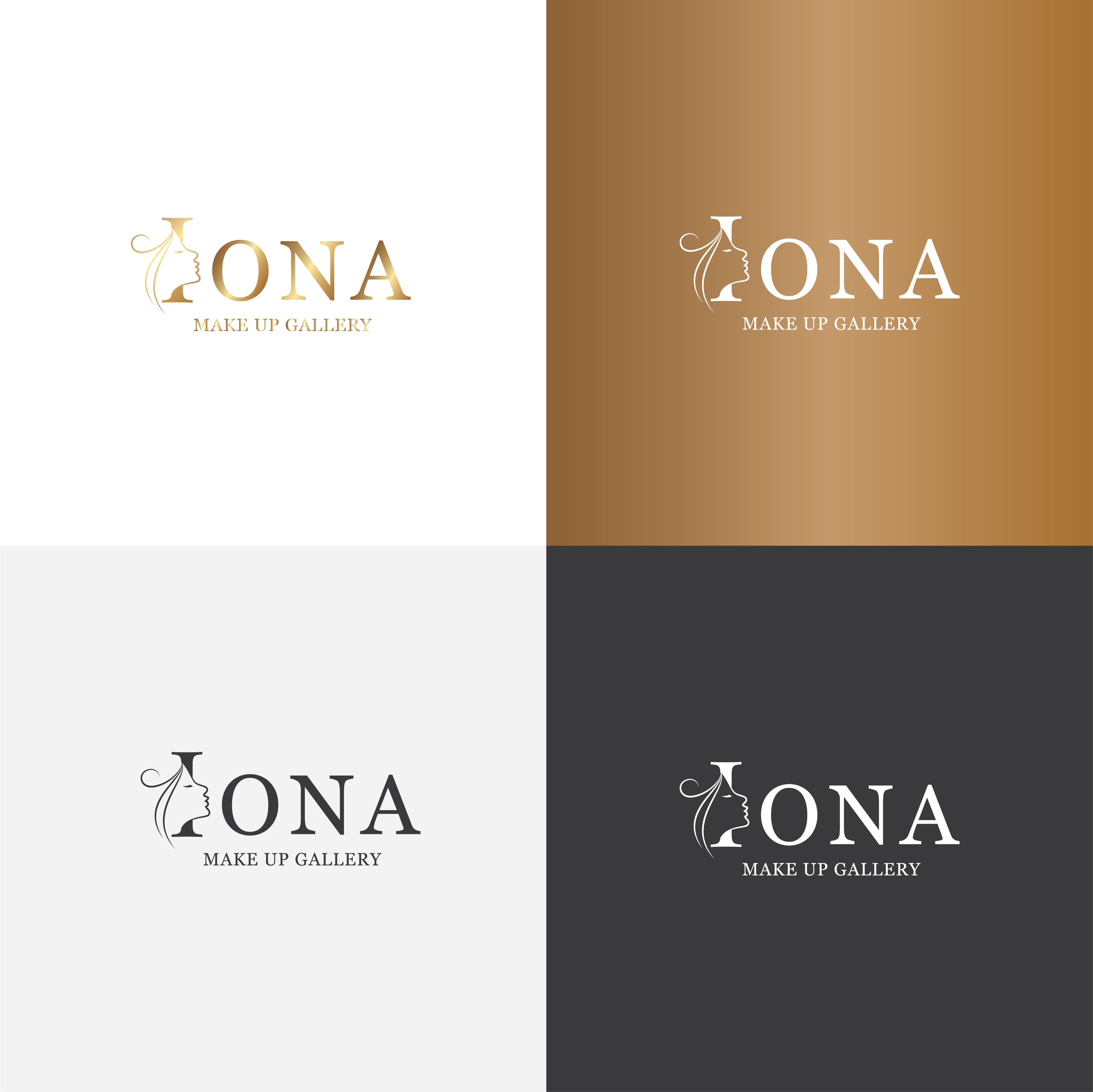 IONA Make Up Artist Logo branding logo makeup