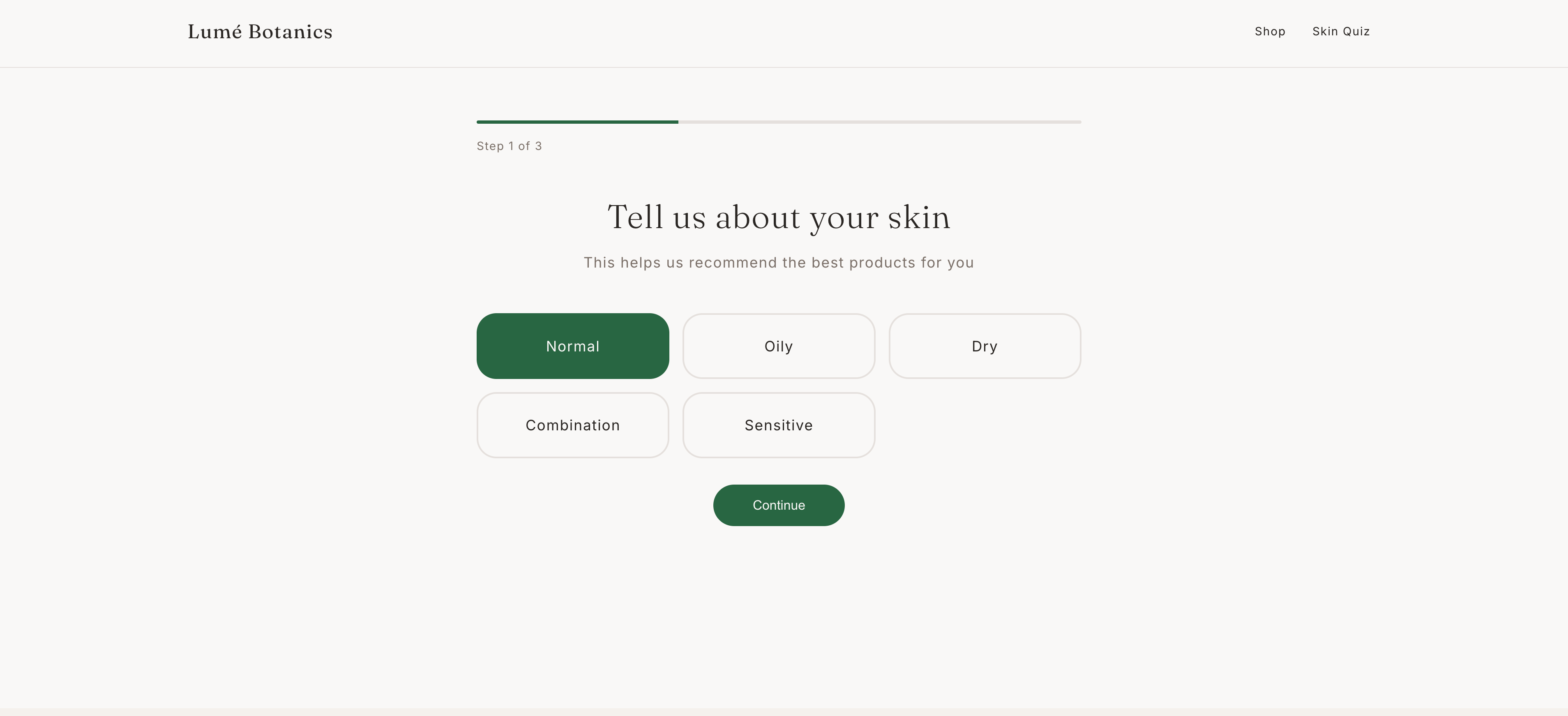 Example of Custom Quiz App For Shopify & E Commerce