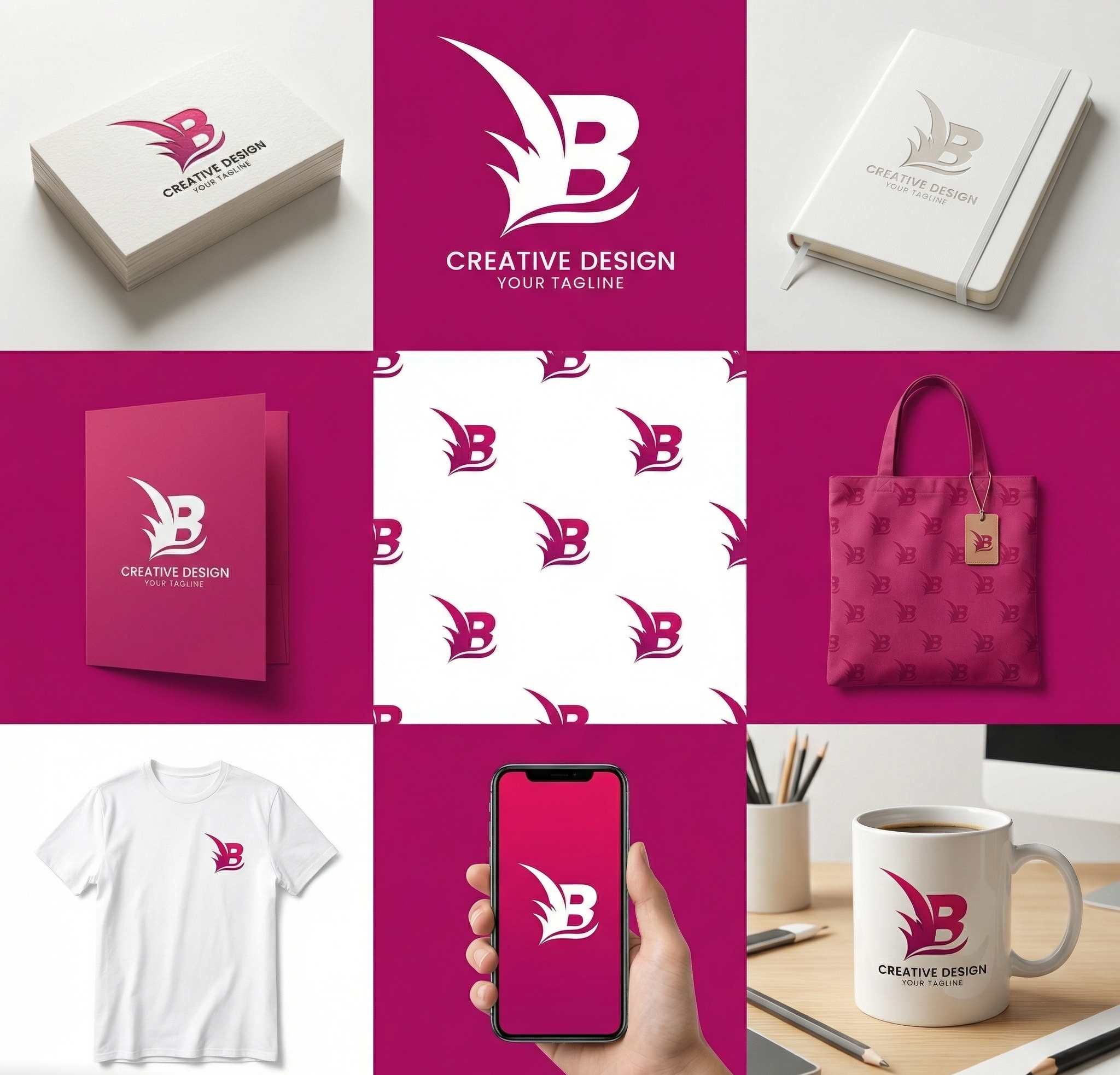 Modern B Letter Logo Design | Creative Pink Gradient Branding b logo brand identity creative logo gradient logo letter logo logo design minimalist logo modern branding monogram logo typography logo